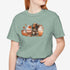 Longhaired Dachshund Fall Tee - Dachshund T- Shirt for Women